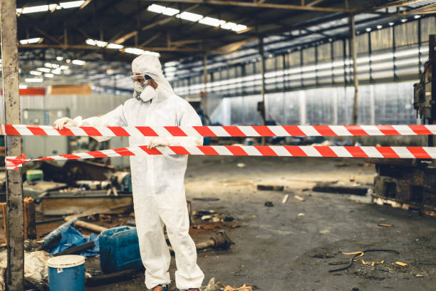 Professional Unattended Death Cleanup technician working in Martin, MI